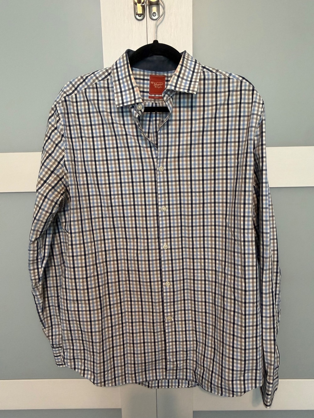 Original Penguin Plaid Slim Fit Long Sleeve